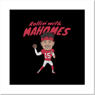 Patrick Mahomes Rollin' With Mahomes Posters and Art